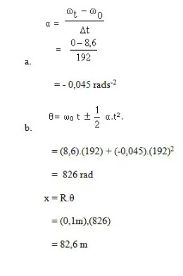 Contoh Soal Gerak Melingkar Beraturan